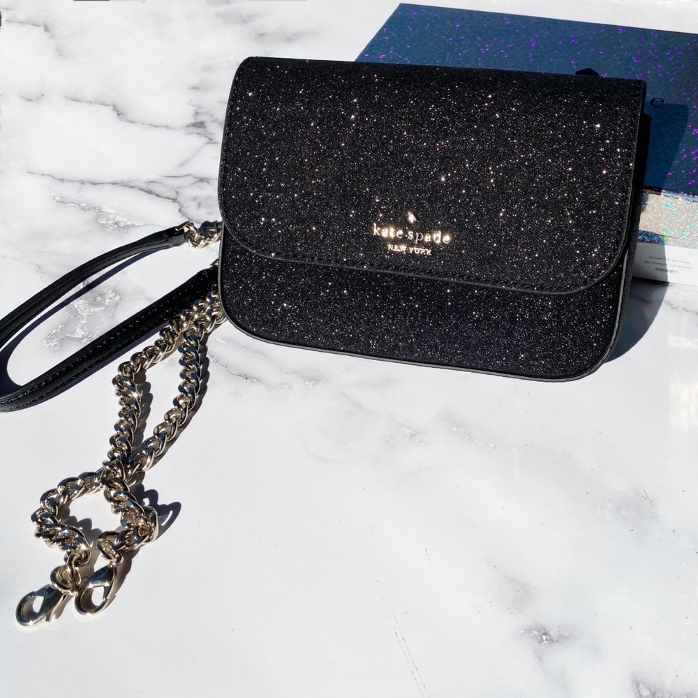 NewInBox💞Kate Spade Glitter Belt Bag/Crossbody - Picture 2 of 7